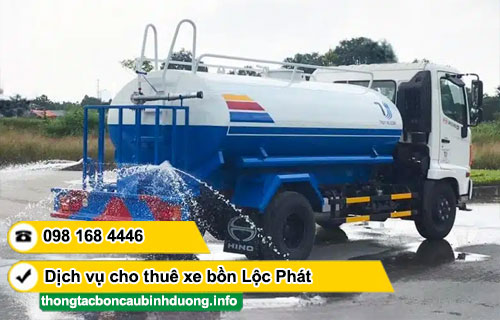 Cho thuê xe chở nước sạch TPHCM