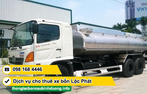 Cho thuê xe chở nước sạch TPHCM