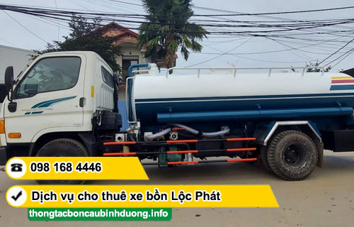 Cho thuê xe chở nước rửa đường TPHCM