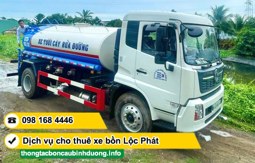 Cho thuê xe chở nước rửa đường TPHCM