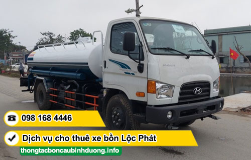 Cho thuê xe chở nước tưới cây TPHCM